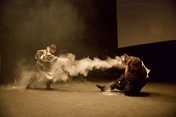 Exhibition (enbu) of classical Japanese martial arts with traditional weapons